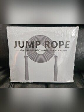 Adjustable Light Jump Rope in Black